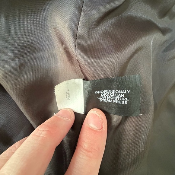 Anne Klein Chocolate Brown Pea Coat Size XL - Picture 10 of 11